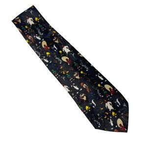 Looney Tunes Mania Men's 100% Polyester Multicolor Novelty Vintage 90s Tie